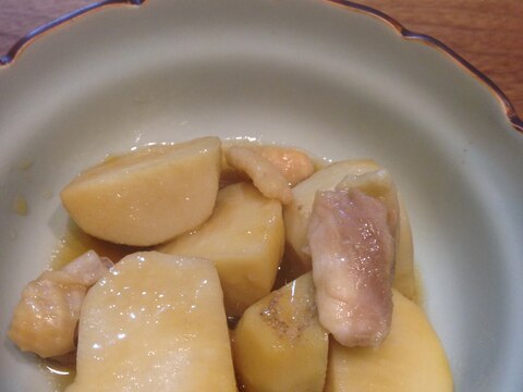 ルクエで簡単♪里芋と鶏肉の煮物♪